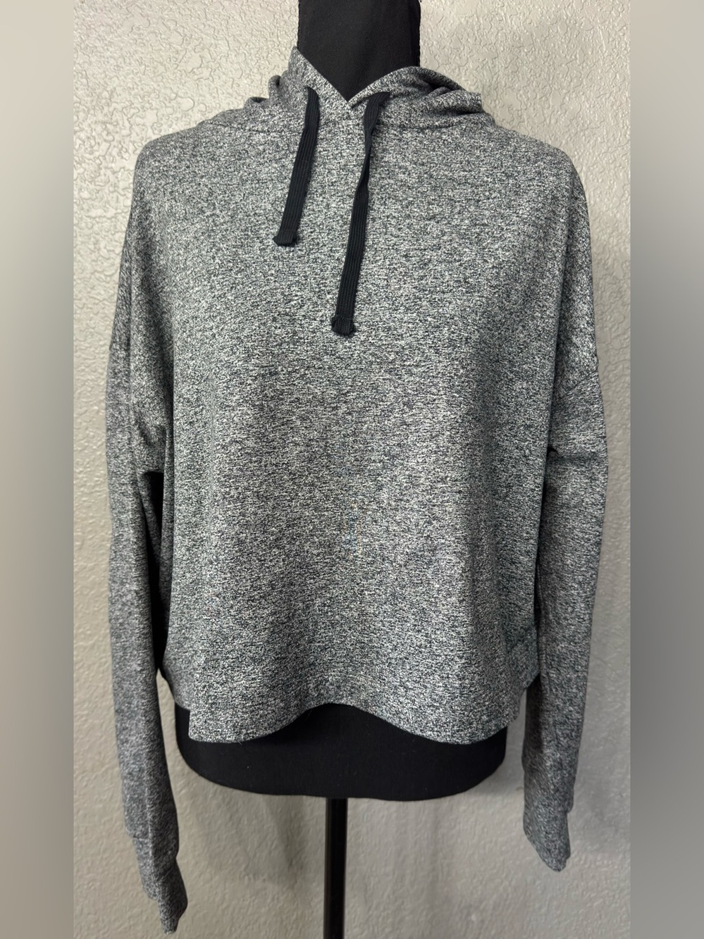 Zella Women’s Sz M Gray Flowy Oversized Hoodie Hooded Sweatshirt